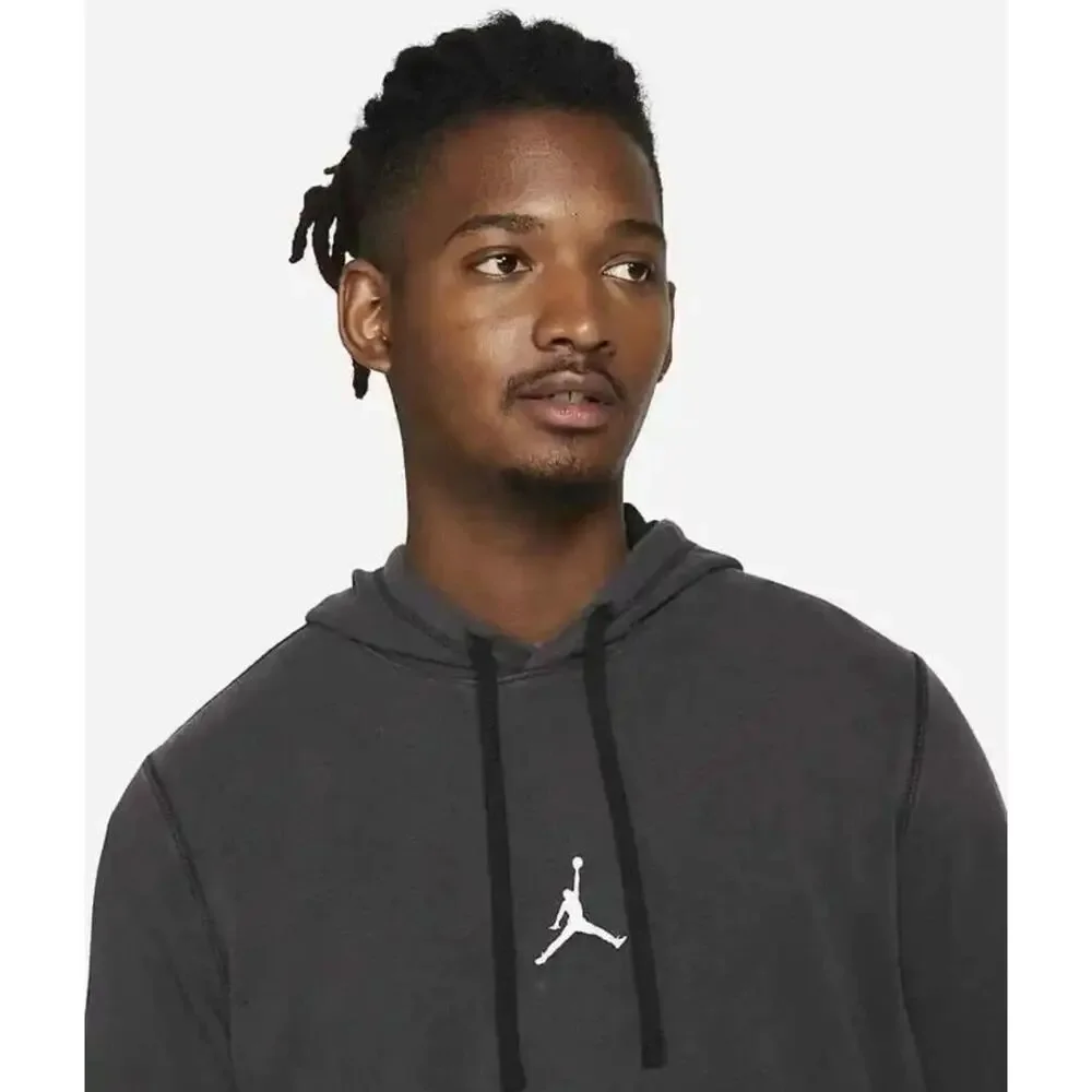 NEW Jordan Dri-FIT Air Fleece Pullover Hoodie Black DA9860-010 Mens Large